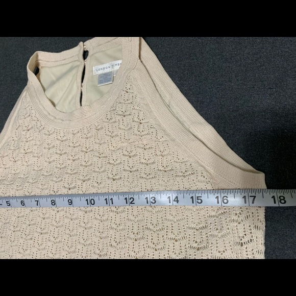 COPY - London Times knit A-lined dress - Picture 5 of 12